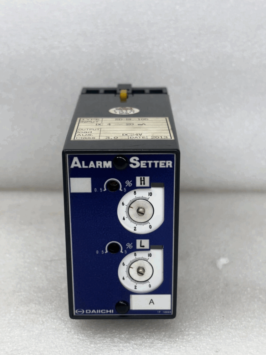 DAIICHI SD-HL-105 Alarm Setter Used General Purpose Relay for Industrial Electrical Control