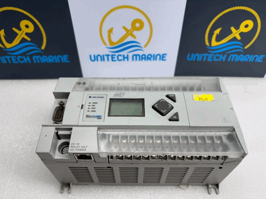 Allen-Bradley 1766-L32BWA MicroLogix 1400 Point Controller SER-B/FW16 Used Display Not Working