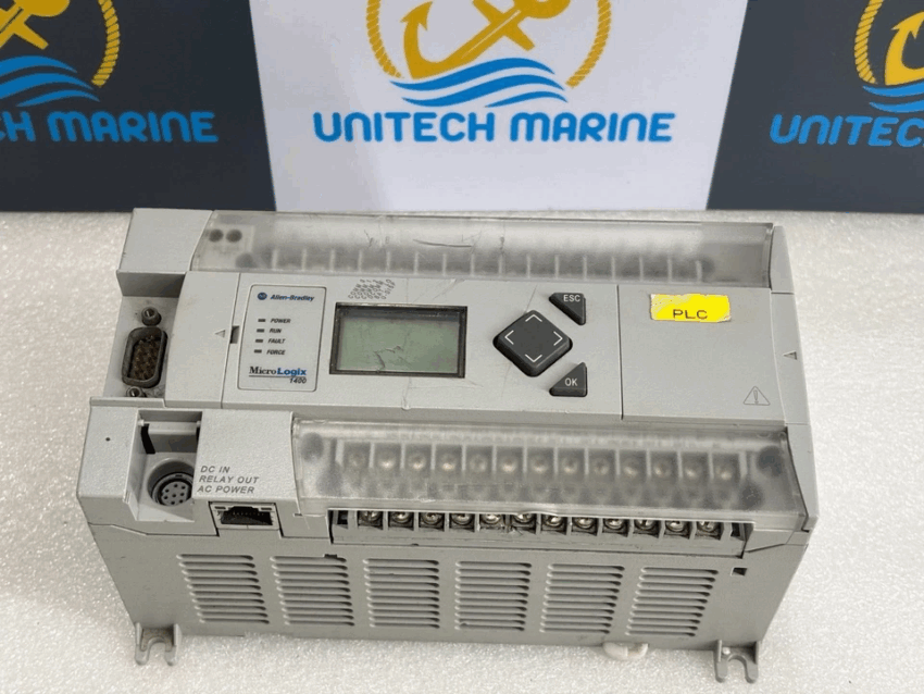 Allen-Bradley 1766-L32BWA MicroLogix 1400 Point Controller SER-B/FW16 Used Display Not Working - Image 2