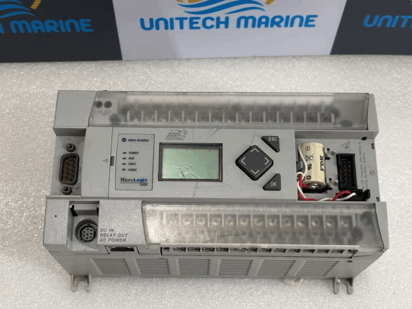 Allen-Bradley 1766-L32BWA MicroLogix 1400 Point Controller SER-B/FW16 Used Display Not Working - Image 5