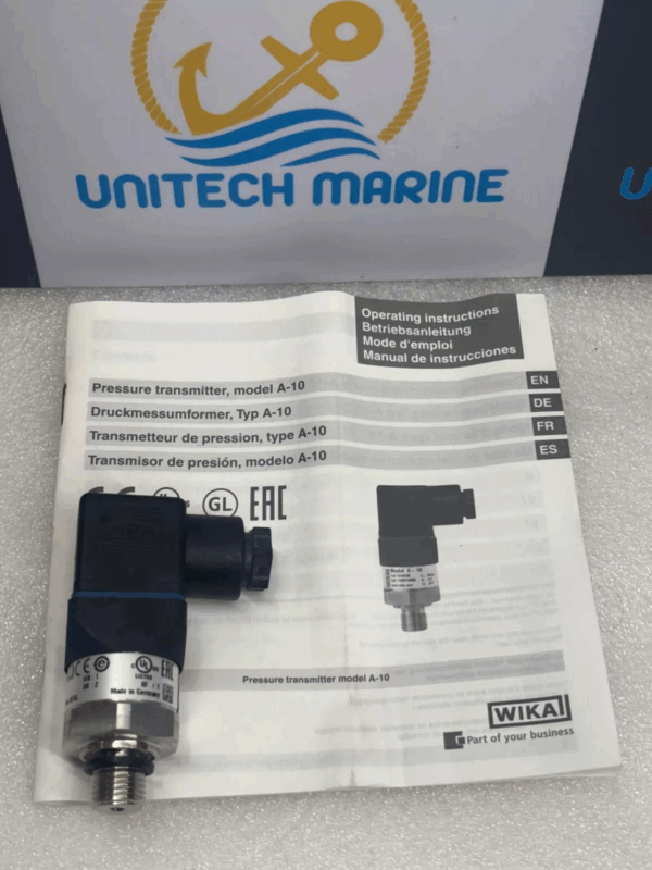 Wikai A-10 Pressure Transmitter – Model 12719391 0 to 6 Bar Range New in Original Packaging Industrial Pressure Sensor for Automation Systems