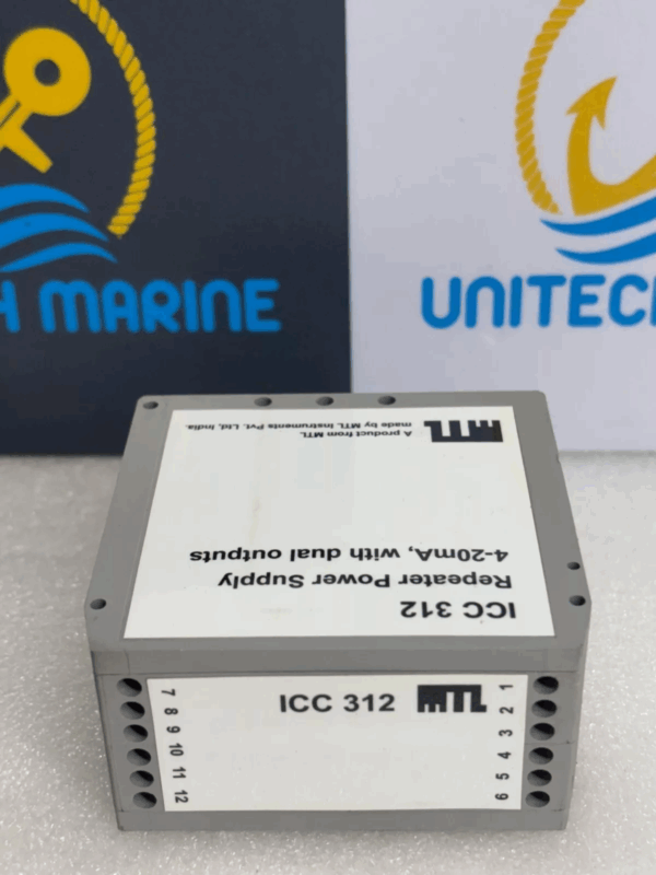 MTL ICC 312 Repeater Power Supply Dual Output 4-20mA Signal Isolator Brand New Industrial Control and Monitoring Equipment