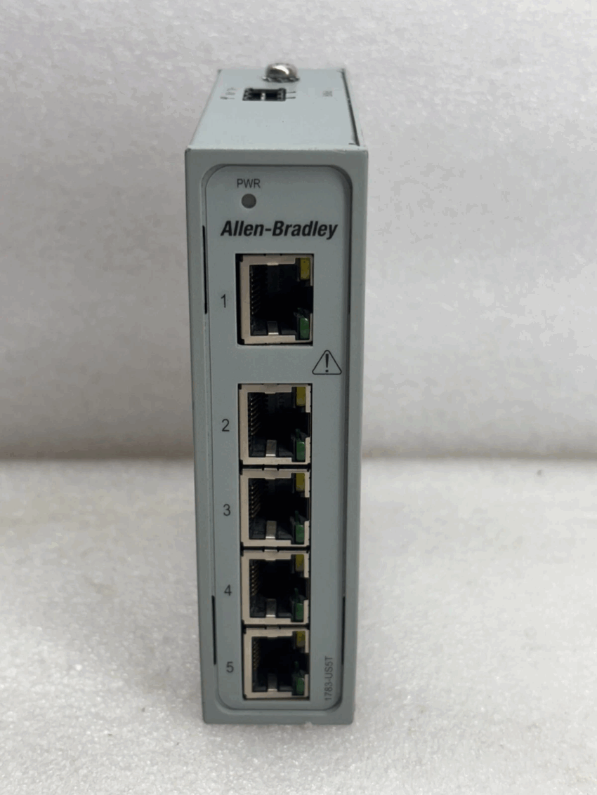 Allen-Bradley 1783-US5T Stratix 2000 5-Port Unmanaged Ethernet Switch – Industrial-Grade, Compact Design, 24V AC/DC Input