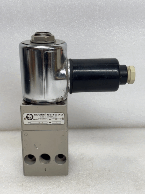 EUGEN SEITZ AG 1117 Solenoid Valve – High-Precision Electromagnetic Valve for Industrial Applications – Used