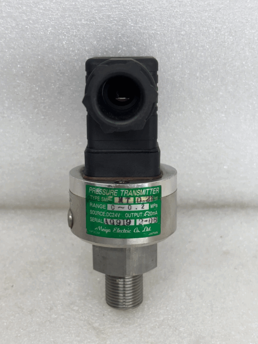 MEIYO ELECTRIC SMP-MT-0.21KG Pressure Transmitter 0-0.2 MPa 24VDC – Used Industrial Sensor