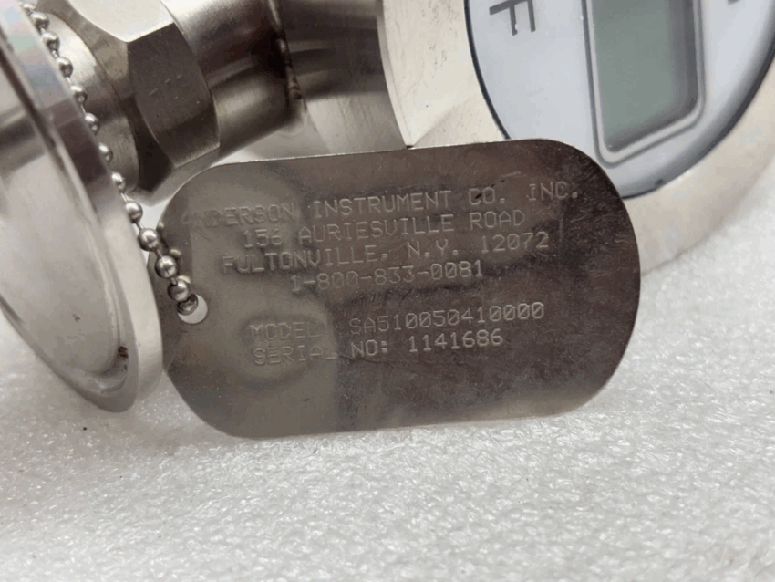 Anderson Instrument SA510050410000 Transmitter Used Condition Industrial Sensor with Cable Termination Reliable Signal Transmitter for Process Control - Image 4