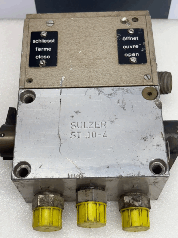 Sulzer R6 Control Valve ST 10-4 Used Industrial Flow Regulating Valve Model 1759 Fully Functional Condition
