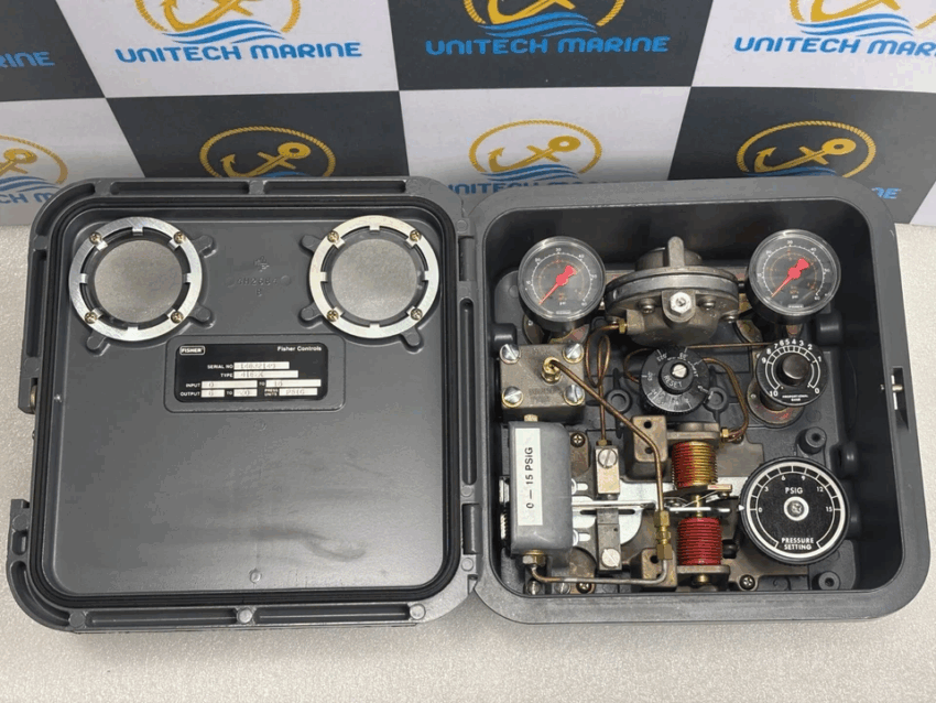 FISHER 4162K Pressure Transmitter 6–30 PSI Output Range Industrial Pneumatic Transducer – New Open Box – Precision Control Unit - Image 5