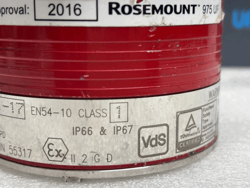 Rosemount 975 Flame Detector 975UF1A6A1A1 18–32VDC Flame Sensor Industrial Fire Safety Monitoring Used Condition High Reliability Detector - Image 6